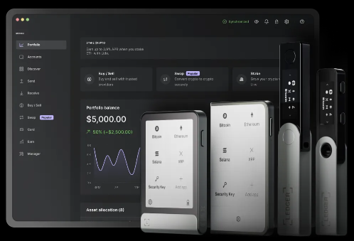 使用Ledger钱包存储USDT（TRC20）的流程